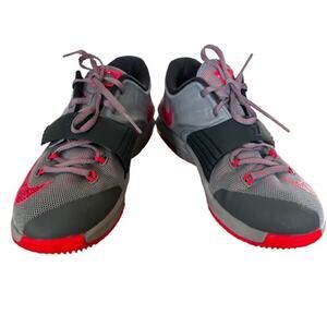 Nike KD Kids Gym Shoes Sneakers Sz 6 Basketball Shoes Gray Pink Lace Up